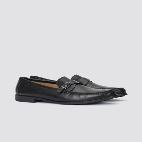 Men Black Casual Loafers