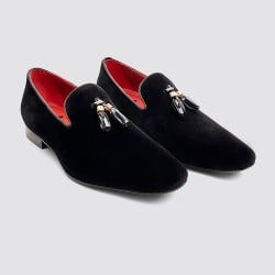 Men Black Formal Moccasin