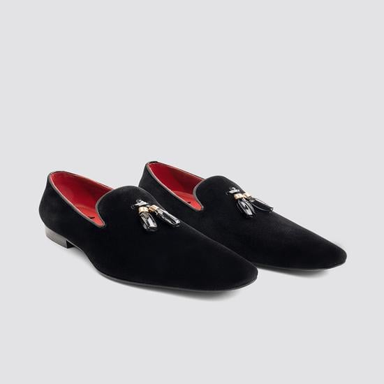 Men Black Formal Moccasin