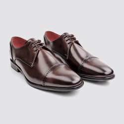 Men Brown Formal Oxford