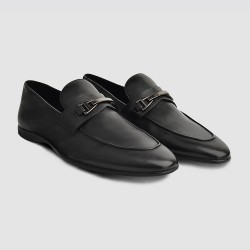 Men Black Casual Loafers