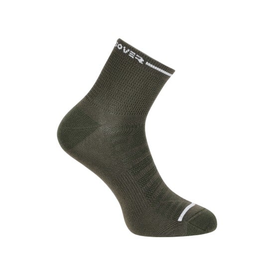 Men Olive Half Length Socks