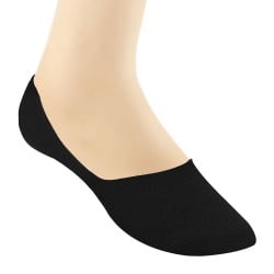 Women Black Loafer Socks