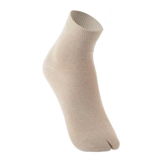 Mochi Beige Socks Half Length