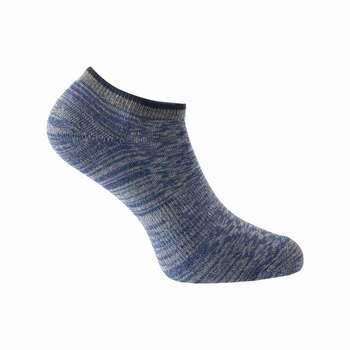 Mochi Blue Mens Socks Ankle Length