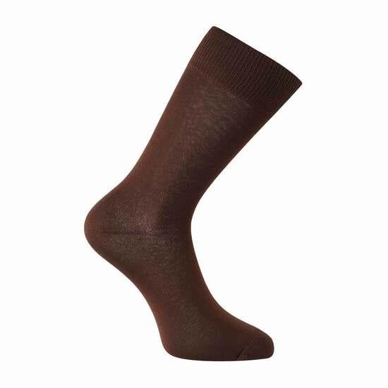Metro Brown Socks Full Length