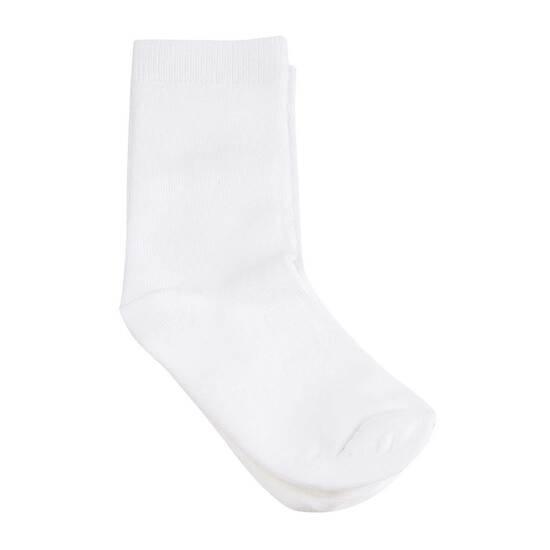 Metro White Mens Socks Half Length