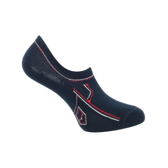 Women Blue-navy Loafer Socks