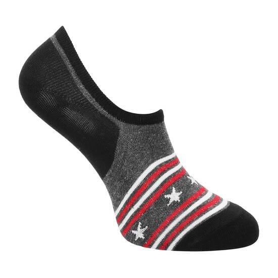 Men Black Loafer Socks