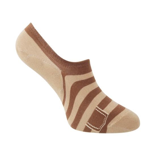 Men Beige Loafer Socks