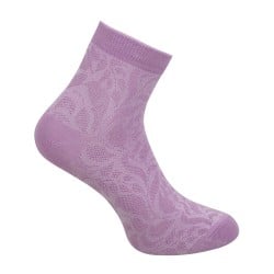 Men Purple Half Length Socks