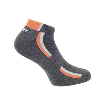 Men Grey Ankle Length Socks