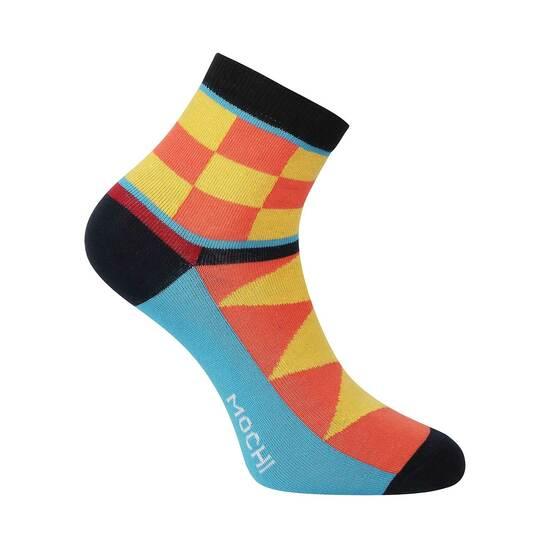 Mochi Multi-Color Mens Socks Half Length