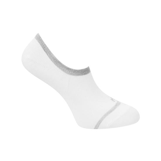 Men White Loafer Socks