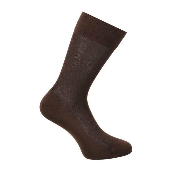 Men Brown Full Length Socks