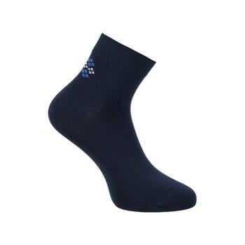 Men Blue-navy Half Length Socks