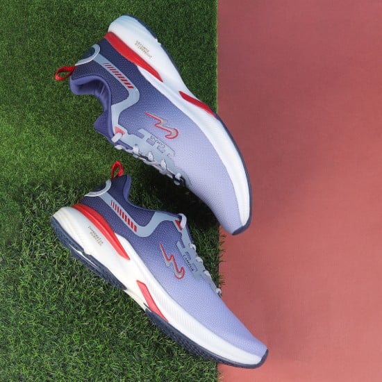 Men Grey Sports Walking Shoes