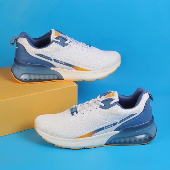 Men White Sports Walking Shoes