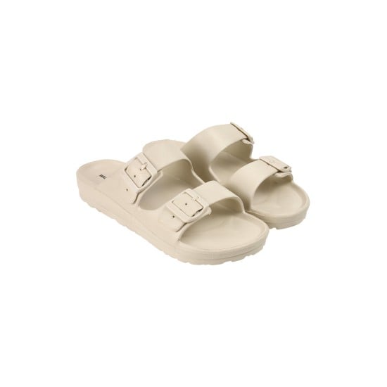 Men Off-white Casual Slippers
