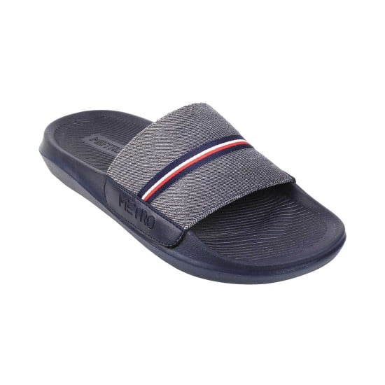Men Blue Casual Slippers