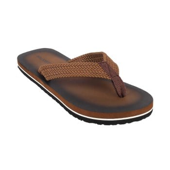 Walkway Men Brown Casual Slippers(SKU: 207-3-12-43)