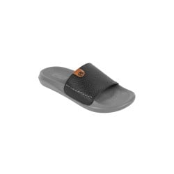 Men Black-grey Casual Slippers