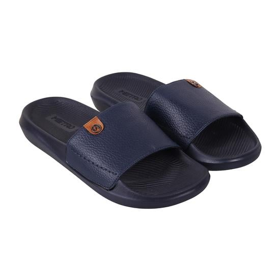 Men Blue Casual Slippers