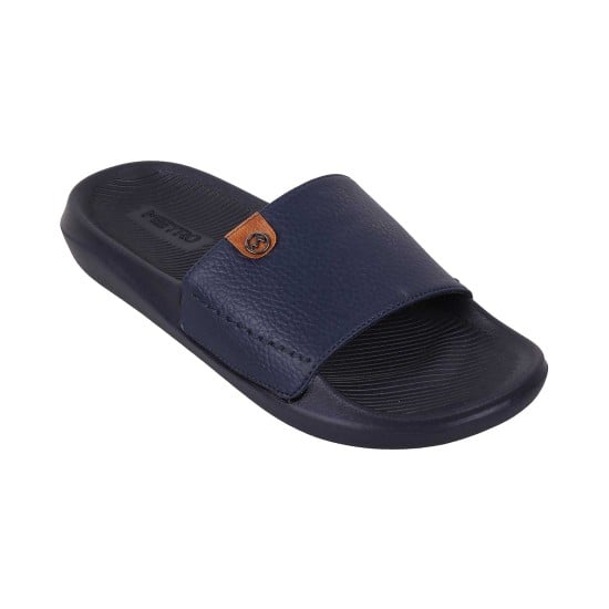 Men Blue Casual Slippers