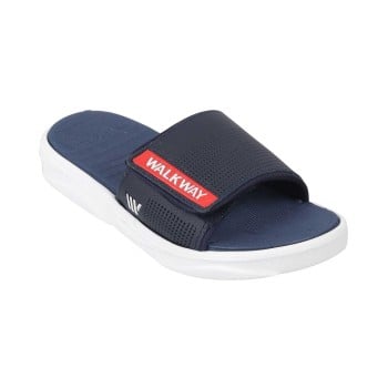Walkway Men Blue-navy Casual Slippers(SKU: 207-35-17-41)