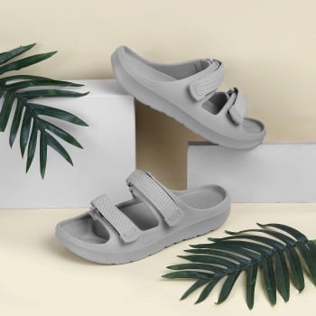 Walkway Men Light-grey Casual Slip Ons(SKU: 207-44-59-41)