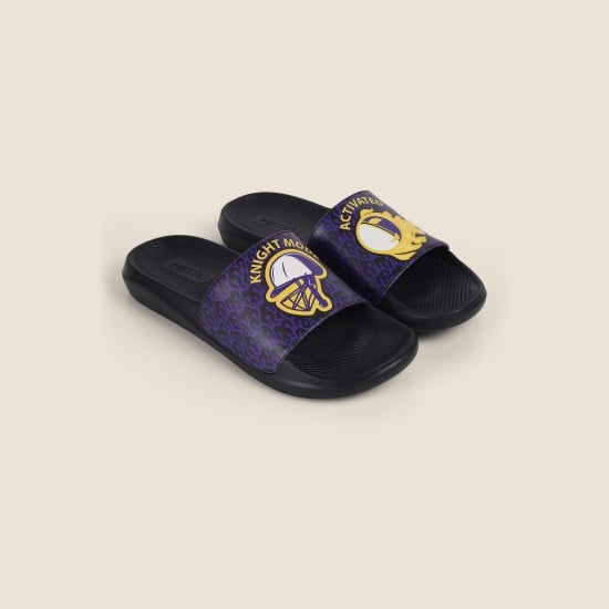 Men Purple Casual Slippers