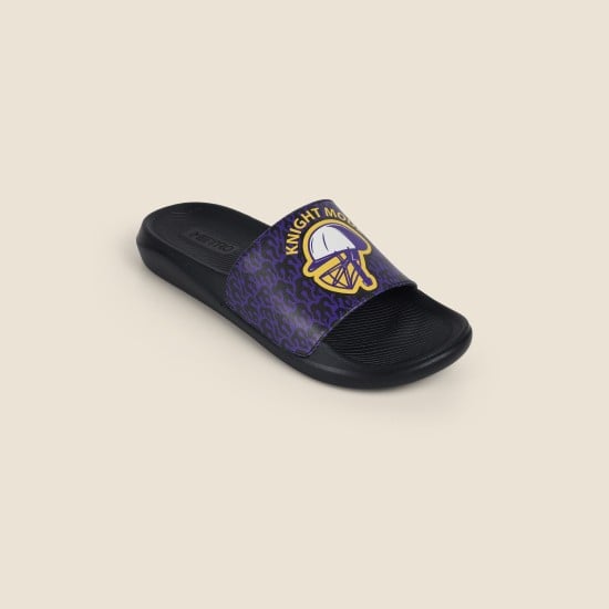 Men Purple Casual Slippers