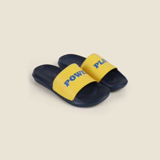 Men Yellow Casual Slippers