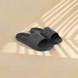 Men Black Casual Slippers