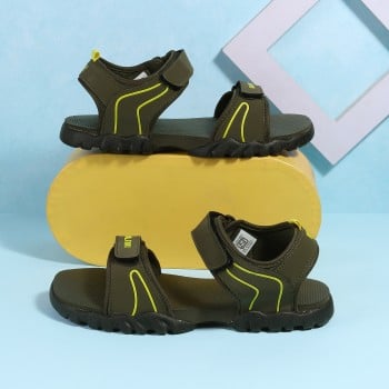Activ Men Olive Casual Sandals(SKU: 208-8-49-43)