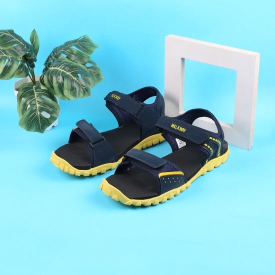Men Blue-navy Casual Sandals