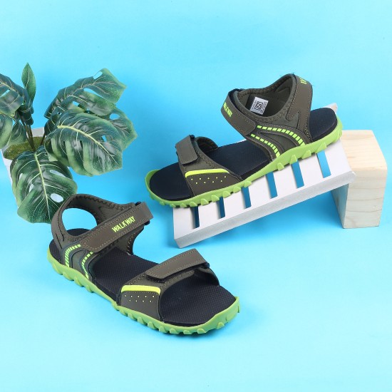 Men Olive Casual Sandals