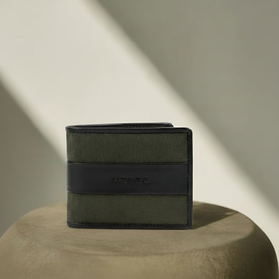 Men Olive Wallet