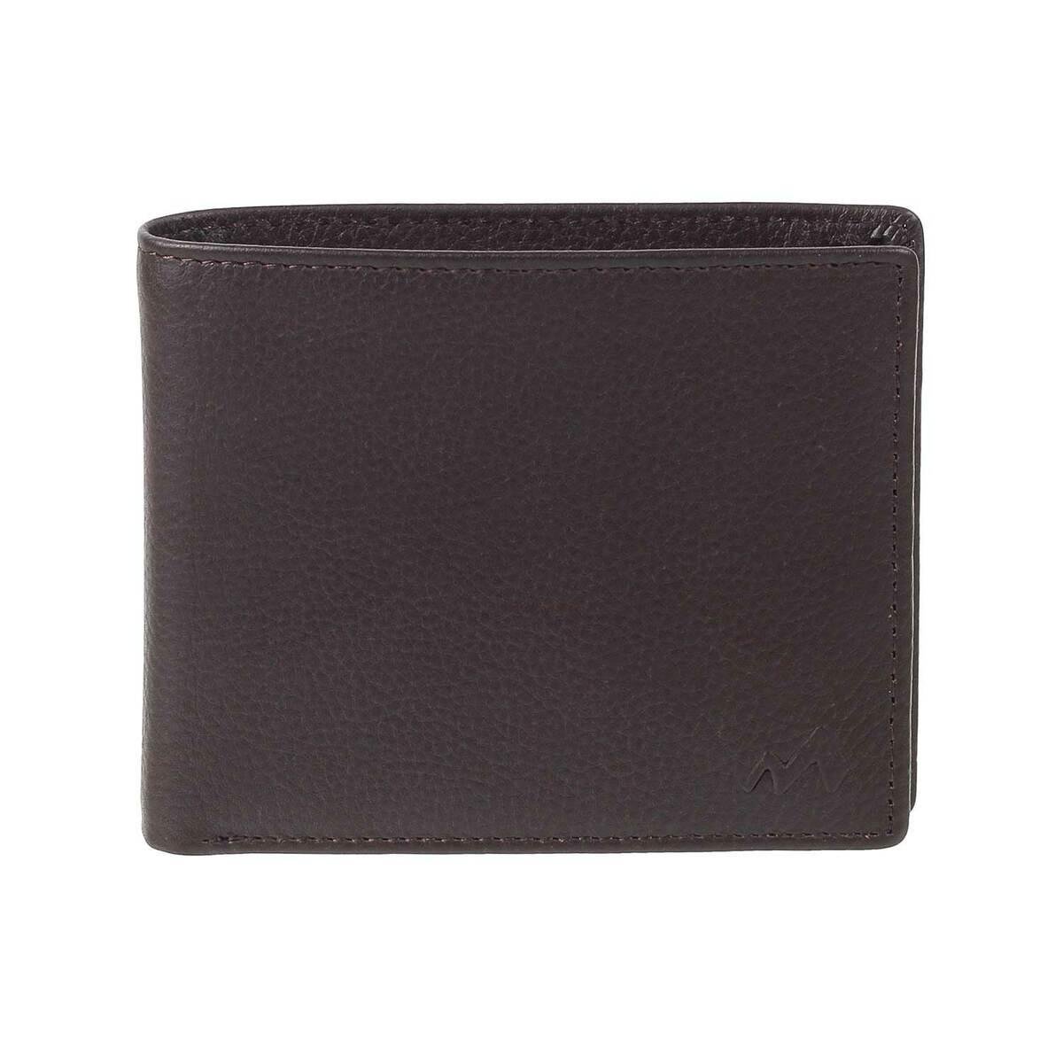 Buy Online Menjewell Rich & Stylish Brown Black Genuine Leather Wallet For  Men (7 Card Slots- | jewellery for men | menjewell.com