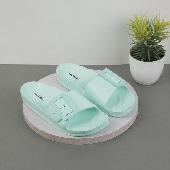 Women Light-green Casual Slippers