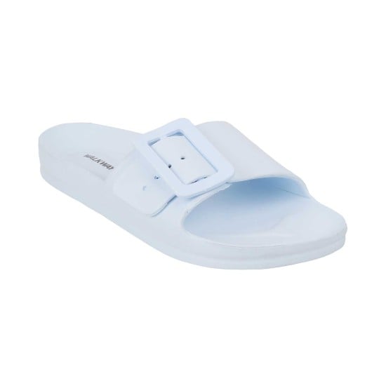 Women Light-blue Casual Slippers