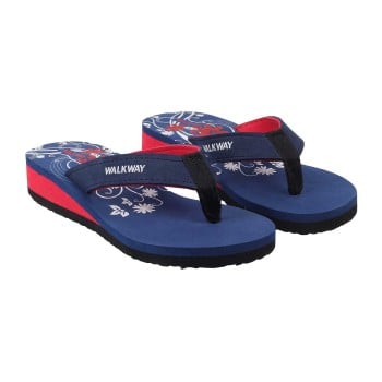 Walkway Women Blue-navy Casual Slippers(SKU: 212-4-17-37)