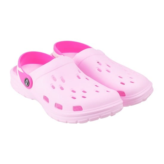 Women Light-pink Casual Clogs