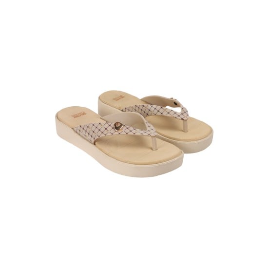 Women Off-white Casual Slippers
