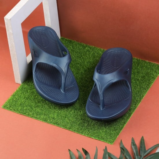 Women Blue Casual Slippers