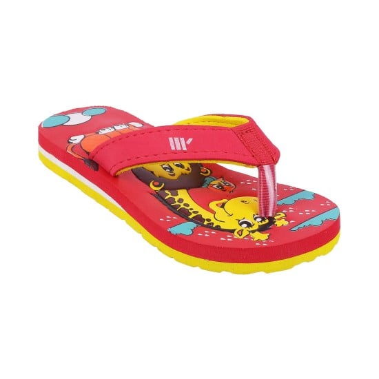 Boys Red Casual Slippers