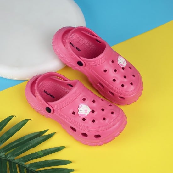 Girls Pink Casual Sandals