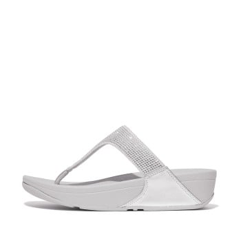 Fitflop Lulu Crystal Embellished Toe-Post Sandals(SKU: 228-208-27-3)