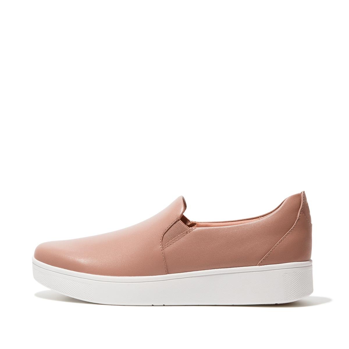 Fitflop RALLY™ LEATHER SNEAKERS - Womens Flats: O&C Butcher