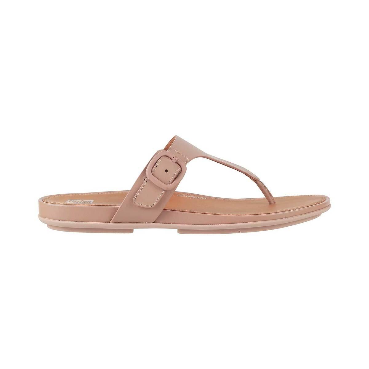 Rubber buckle sandals hot sale